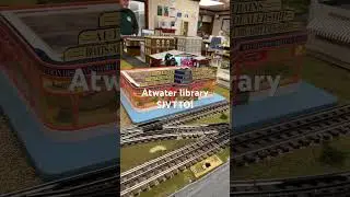 #layout #train #modelrailwaylayout #modeltrainlayout #atwaterlibrary #railroad #modelrailwayscene