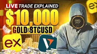 $10,000 Live Trading 🔥 Forex + Crypto Real Account | Silent Traders LIVE Hindi | 2026