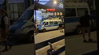 🚓🎶 Munich Police Rock the Hacker Bridge! | Oktoberfest Hits on the Way Home 🍻 #Oktoberfest