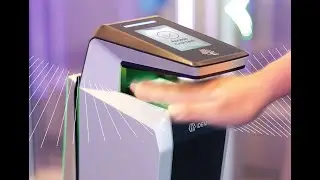 IDEMIA MorphoWave touchless fingerprint scanner for access control - fully touchless & hygienic