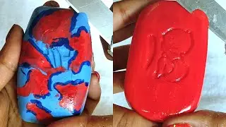 Dry Soap Crumble Tingle Satisfying Relaxing video ASMR Soap Cutting Decorated Painted Soaps Tickling