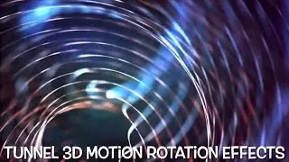 Tunnel 3D motion rotation Effect Footage(Royalty Free Cinematic tunnel graphic animation background)
