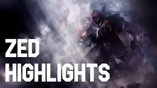 RANKED ZED HIGHLIGHTS: OutZmarting Talon, Ekko plays, and Sona stop smurfing gurl!
