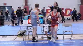 Bo Bassett of Bishop McCort HS [R] v. Dalton Pedrick of Pennsylvania [B] (126)