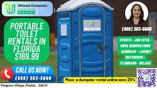 Porta Potty Rentals $169 - Progress Village, Florida - Weekend - Events - Job Sites