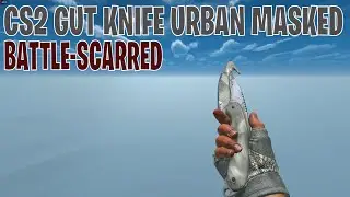 Gut Knife Urban Masked (Battle-Scarred) | CS2 Skin Showcase #526