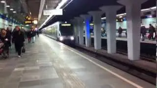 RET Metro Type B (5334-5307-5323) Vertrek Beurs Lijn D naar Rotterdam CS