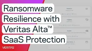 Ransomware Resilience with Veritas Alta&trade; SaaS Protection