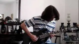Guitar solo on Dimarzio evolution bridge pickup dp159 Ibanez rg 170
