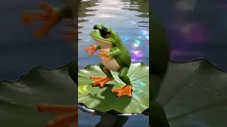 Cool Rapper Frog #frogvideos #froglovers #frogai #socute #cutefrog #funnyfrog #FrogLife