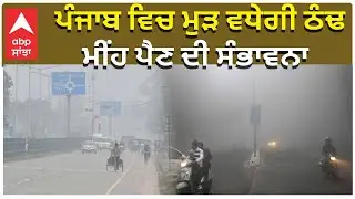 Punjab Weather Today | ਪੰਜਾਬ ਵਿਚ ਮੁੜ ਵਧੇਗੀ ਠੰਢ, ਮੀਂਹ ਪੈਣ ਦੀ ਸੰਭਾਵਨਾ | ABP Sanjha | Punjab News