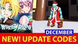 World Zero (DECEMBER) CODES *UPDATE!* ALL NEW ROBLOX World Zero CODES!