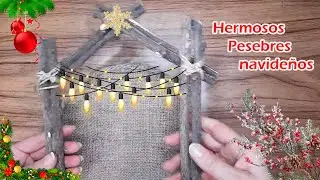 FANTASTICOS mini NACIMIENTOS para NAVIDAD | AMAZING CHRISTMAS IDEAS | DECORAÇÕES DE NATAL