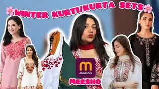 *HUGE* MEESHO HAUL!😍Meesho winter kurti haul!💗 Try-on Haul || *Honest review* ||