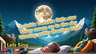 Twinkle Twinkle little star | Star Shiny Moon Up in the Sky | New Lullaby Kid Song #@bzrsmedia