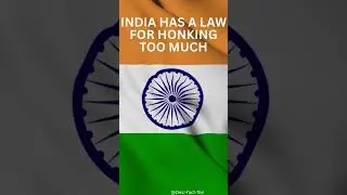 You Can Be Fined for Honking in India 🚫📯😳 #IndianLaws #DidYouKnow