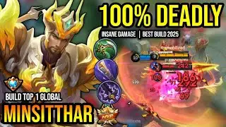 MINSITTHAR BEST BUILD 2025 | BUILD TOP 1 GLOBAL MINSITTHAR GAMEPLAY | MOBILE LEGENDS✓