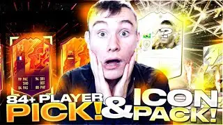*INSANELY TENSE* 84+PLAYER PICKS AND MID ICON PACK ROULETTE!!FIFA 22 ULTIMATE TEAM PACK OPENING!!