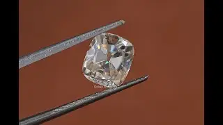 Near Colorless Old Mine Cushion Loose Moissanite