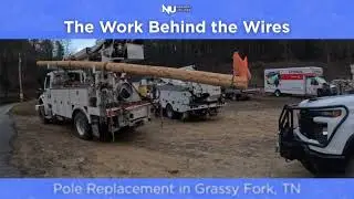 The Work Behind the Wires: Pole Replacement in Grassy Fork, TN ⚡