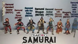 Recenzja kompletnej kolekcji figurek Plastoy History Samourai!