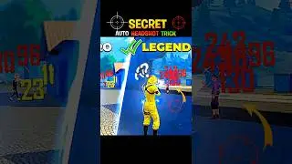Secret Free Fire Headshot Trick 😱| Aim Red Or White | Free Fire Perfect Headshot Trick | Free Fire