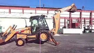 2014 Case 580SN Backhoe Loader - 4x4 -  Extendahoe - Enclosed Cab
