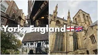 【England】Trip to York ｜Harry Potter street ｜Shambles ｜York Minster 
