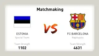 Pes 2020 | Estonia Vs Barcelona Matchmaking