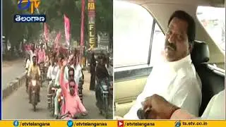 TRS Party Workers and Sitting MLAs Followers Celebrating | Across State After Annonce 1st List