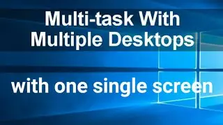 #shorts |  multiple desktop | create multiple desktop in windows 10 |