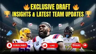Exclusive Draft Insights and Latest Updates from the Team 🏈🔍 #nfldraft #patriots #newenglandpatriots