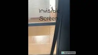 Invisible Screen On Gate Keep Out Insects & Allow Wind In
