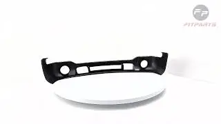 Primed Front Bumper Cover For 2003-2007 GMC Sierra 1500 w/ fog GM1000684