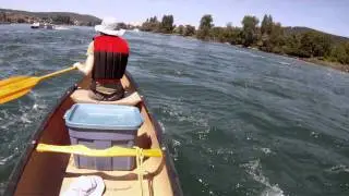 Kanu- und Badespaß auf dem Rhein zwischen Bodensee und Schaffhausen (Teil 1)