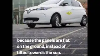 The world's first solar panel-paved road has opened in a town in northern France.