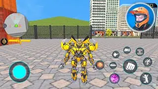 Bike Games - Flying Bike Steel Robots Gameplay