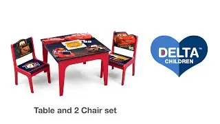 Delta Children's Deluxe Table & Chair Set with Storage Vignette