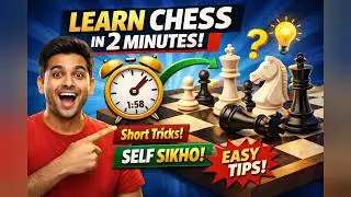Learn Chess in Just 2 Minutes ♟️ | Easy Short Tricks | Self Sikho #learnchess #chessin2minutes #yt