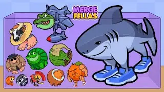 BRAINROT MEME: MERGE FELLAS 030 | Suika Game Gameplay Walkthrough - Reaching Max Level