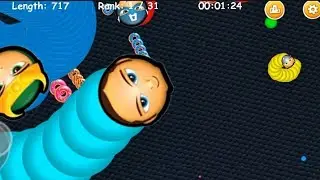 Biggest Worm Super Heroes Okoye || Slither Snake Top Epic Gameplay #98876