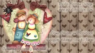 Country Painting Tutorial Come Creare un Basecoating spettacolare in 20 minuti !!