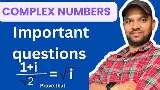 Complex Numbers || important questions of first exercise || important chapter for class 11 ||