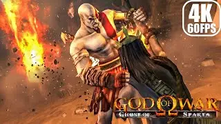 God Of War Ghost Of Sparta - Kratos kills King Midas (60FPS 4K)