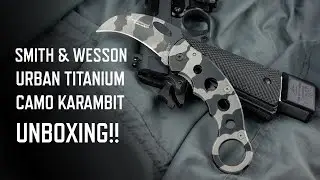 Smith & Wesson Urban Titanium Camo Karambit (SWCK32C) by Karambit.com