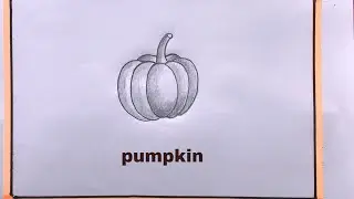 How To Draw A Pumpkin Pumpkin Drawing/Pumpkin Drawing Easy