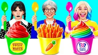 Кулинарный Челлендж: Уэнсдей Против Бабушки | Кухонные Войны от Crazy DO