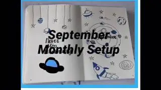 September Bullet Journal Setup- For Challenge B 2019