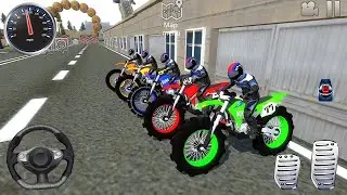 Mega Ramp Motor Bike Stunt Racing Simulator 3D - Extreme Motocross Dirt Bike - Offroad Gameplay