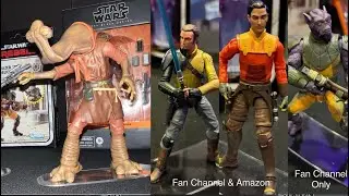New Star Wars action figures on display Hasbro Pulse wondercon via yak face